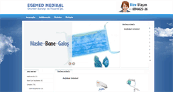 Desktop Screenshot of egemedmedikal.com